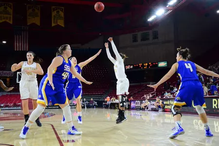 Morgan scored a career-high 12 points against South Dakota