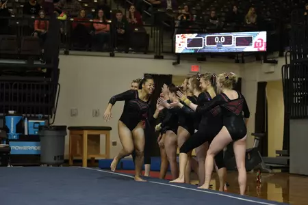 Nina McGee won at least the share of every event title and the all-around.