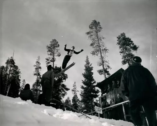 1954-55 Skiing - Willis Olso