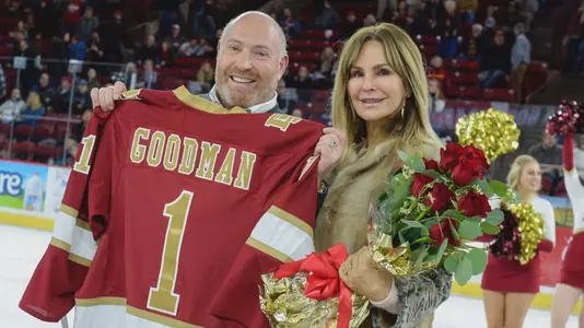 Richard and Kitzia Goodman Men's Hockey Coaching Endowment Ceremon