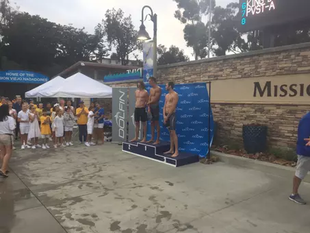 Farber's Podium Performance in 50 Free Leads Denver on Night Three