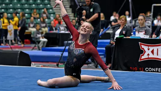 Claire Hammen - Floor - Big 12 Championships 2017