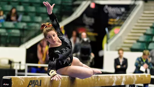 Katie Menhinick - Beam - Big 12 Championships 2016