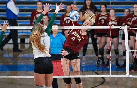 2017 Women's Volleyball NCAA Tournament 1st round. The University of Denver Pioneers versus The Cal Poly Mustangs. Pauley Pavilion, UCLA, Los Angeles, CA.
December 1st, 2017
Copyright Don Liebig
171201_WVOL_075.NEF