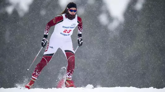 MSU skiing invite, January 17, 2016. MSU photo by Kelly Gorham
