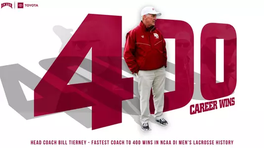 Bill Tierney 400th Win