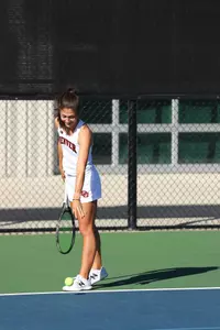 11 OCT 2021: The Denver Pioneers men’s and women’s tennis teams at Denver Tennis Park in Denver, CO. (C. Morgan Engel/Clarkson Creative Photography)