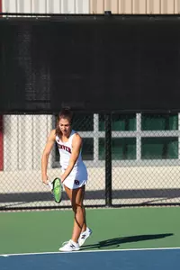 11 OCT 2021: The Denver Pioneers men’s and women’s tennis teams at Denver Tennis Park in Denver, CO. (C. Morgan Engel/Clarkson Creative Photography)