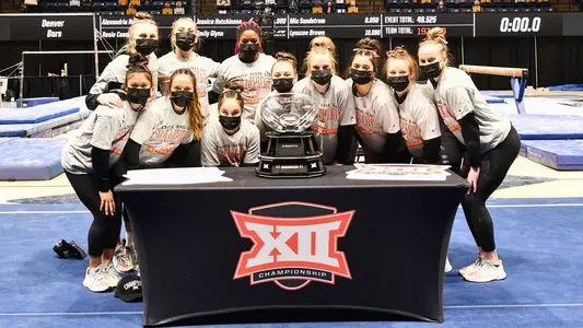 DU Gymnastics Team - Big 12 Champions - March 20, 2021
