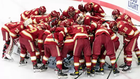 Hockey team general huddle 2020-21 Season Goalies