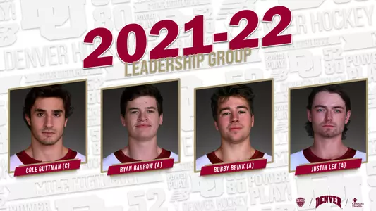 2021-22 Season Captains Leadership Cole Guttman Ryan Barrow Justin Lee Bobby Brink