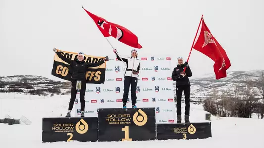 Vera Norli podium Nordic Skiing 2022 Utah Invitational Classic