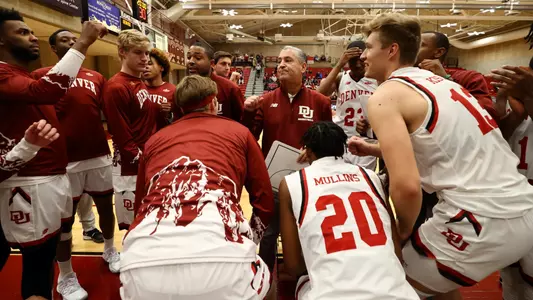 10 NOV 2022: The Denver Pioneers men?s basketball team takes on the Colorado College Tigers at Hamilton Gymnasium held at the University of Denver campus in Denver, CO. (Jamie Schwaberow/Clarkson Creative Photography)