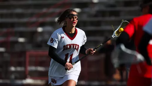 25 FEB 2022: The University of Denver takes on Ohio State at Peter Barton Stadium in Denver, CO. ©Isaiah Vazquez/Clarkson Creative Photography