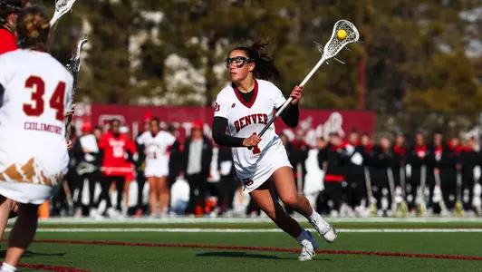 25 FEB 2022: The University of Denver takes on Ohio State at Peter Barton Stadium in Denver, CO. ©Isaiah Vazquez/Clarkson Creative Photography