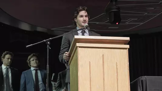 Cole Guttman 2021-22 hockey awards banquet