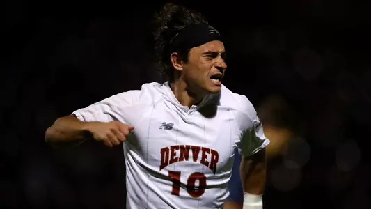 25 AUG 2022: The Denver Pioneers take on the Gonzaga Bulldogs at the University of Denver Soccer Stadium in Denver, CO. (Jamie Schwaberow/Clarkson Creative Photography)