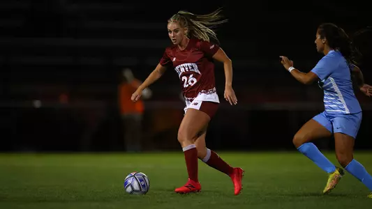 18 AUG 2022: The Denver Pioneers take on the San Diego Toreros at the University of Denver Soccer Stadium in Denver, CO. (Jamie Schwaberow/Clarkson Creative Photography)