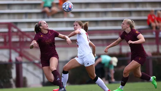 28 AUG 2022: The University of Denver’s women’s soccer team takes on the Arizona State Sun Devils at CIBER Field at the University of Denver Soccer Stadium in Denver, CO. Justin Tafoya/Clarkson Creative Photography