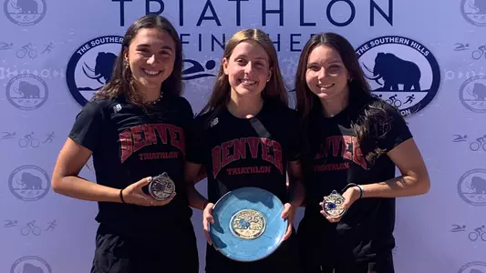Southern Hills Triathlon 2022 September 3 Freya McKinley Clara Normand Elizabeth Harita