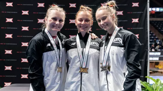 Rylie Mundell, Callie Schlottman & Jessica Hutchinson - 2023 Big 12 Gymnastics Championship