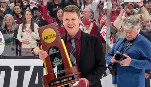 Travis Culhane 2022 NCAA Championship Trophy