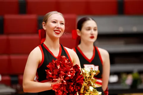 25 JAN 2024: The Denver Pioneers Men’s basketball team takes on South Dakota in Hamilton Gymnasium at the University of Denver in Denver, CO. (Brendall O'Banon/Clarkson Creative Photography)