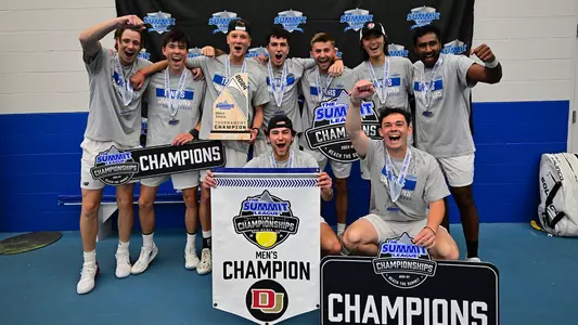 DU Men's Tennis Team - 2024 Summit League Champions