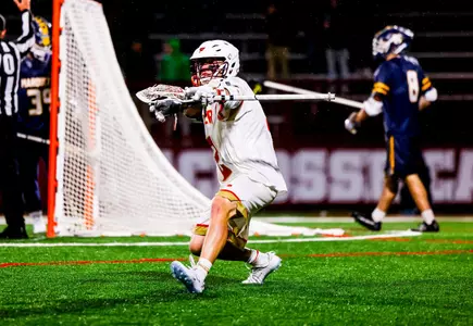 26 APR 2024: The Denver Pioneers Men’s Lacrosse team takes on Marquette University at Peter Barton Lacrosse Stadium on the University of Denver campus in Denver, CO. (Michael Ciaglo/Clarkson Creative Photography)