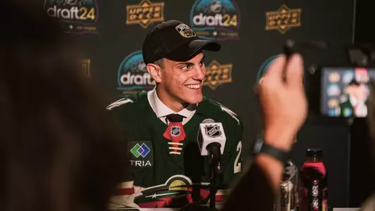 Zeev Buium 2024 NHL Draft Minnesota Wild