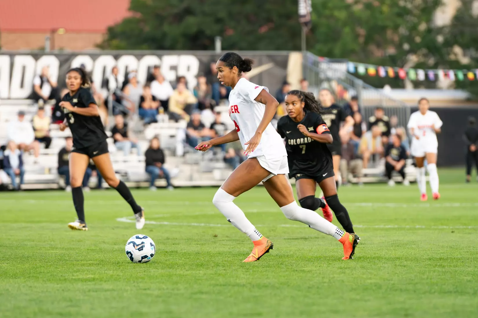 The University of Denver women's soccer team plays at Colorado on Thursday, September 5, 2024.