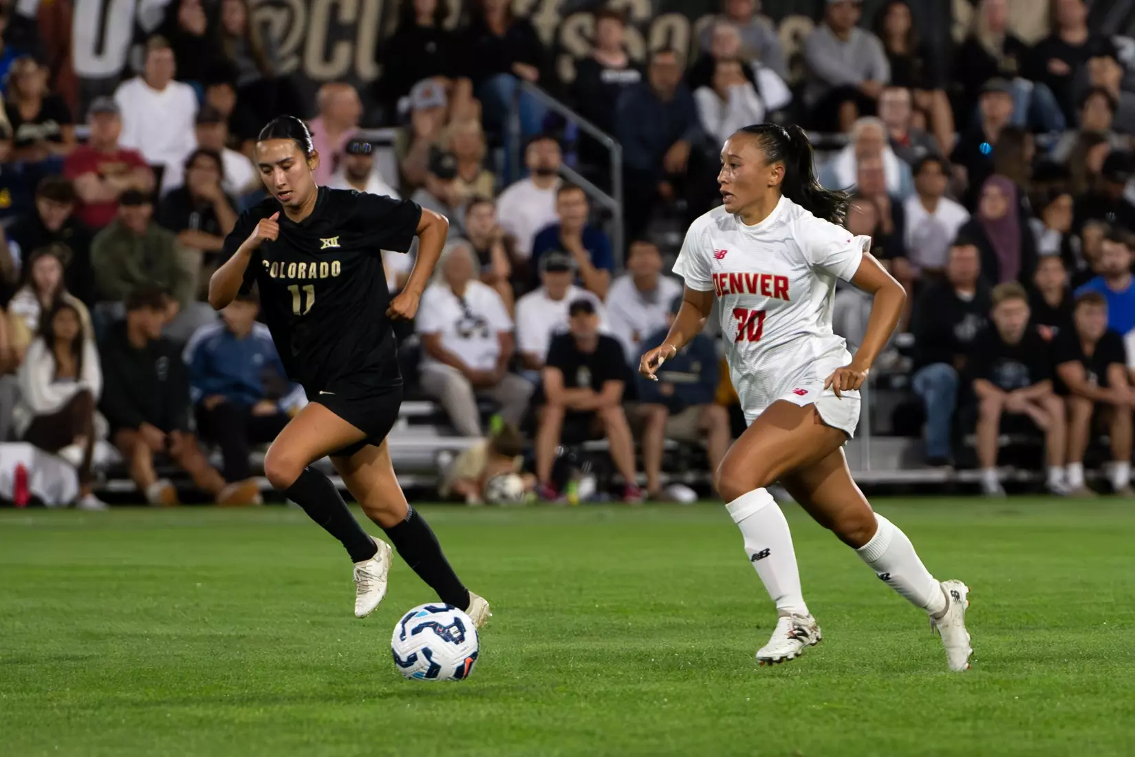 The University of Denver women's soccer team plays at Colorado on Thursday, September 5, 2024.