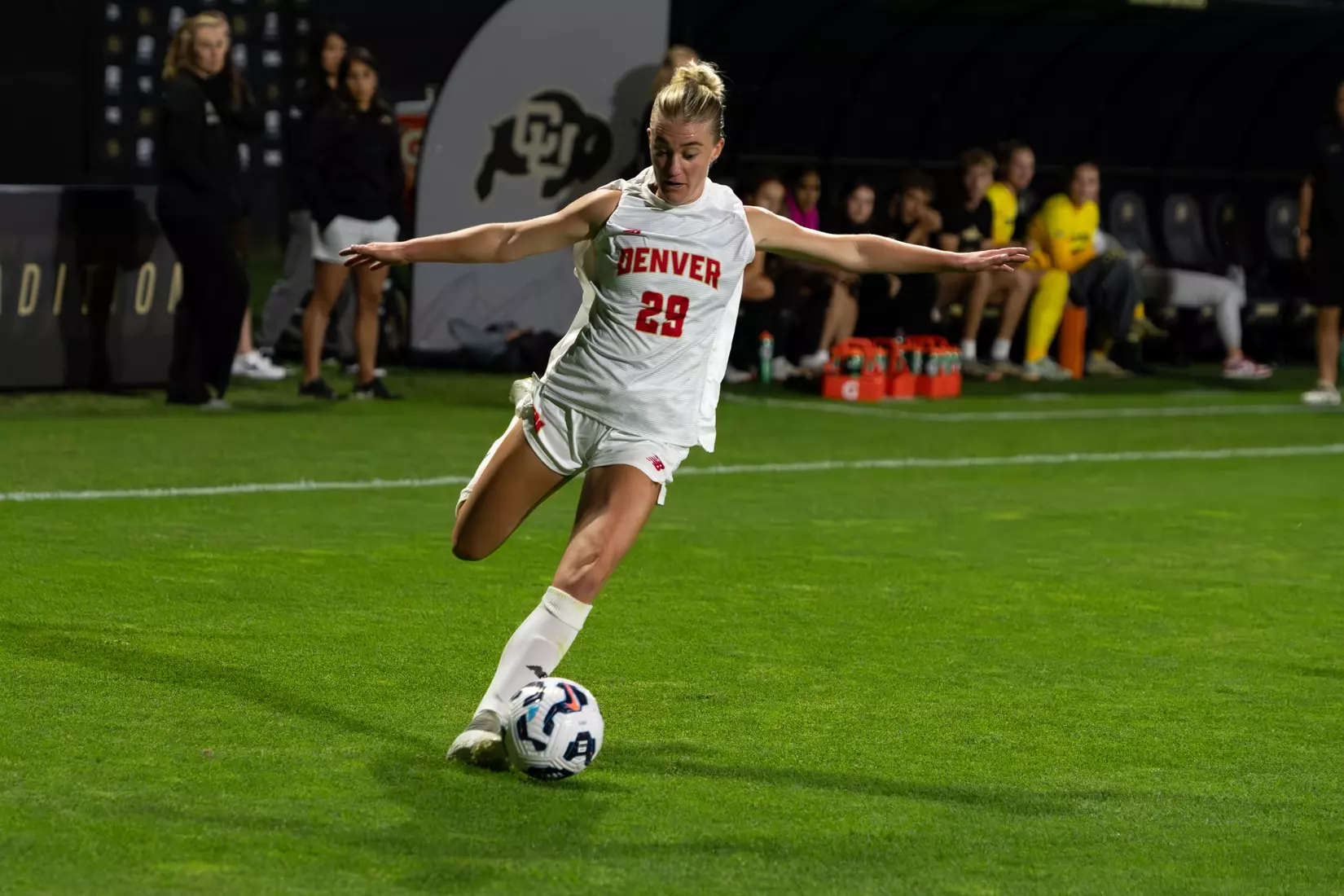 The University of Denver women's soccer team plays at Colorado on Thursday, September 5, 2024.
