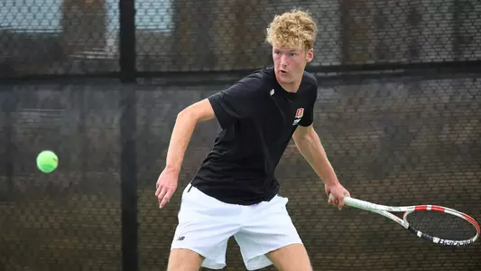 17 SEPT 2024: The University of Denver Men’s and Women’s Tennis teams practice at the Denver Tennis Park in Denver, CO. ©Jamie Schwaberow/Clarkson Creative Photography