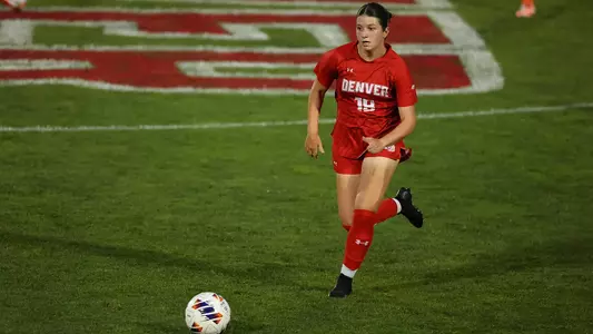 11 SEP 2025: The University of Denver takes on the University of Colorado at the University of Denver Soccer Stadium in Denver, CO. Justin Tafoya/Clarkson Creative Photography