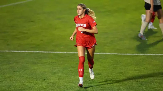 11 SEP 2025: The University of Denver takes on the University of Colorado at the University of Denver Soccer Stadium in Denver, CO. Justin Tafoya/Clarkson Creative Photography