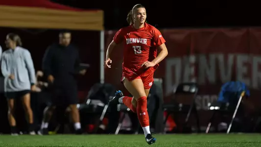 11 SEP 2025: The University of Denver takes on the University of Colorado at the University of Denver Soccer Stadium in Denver, CO. Justin Tafoya/Clarkson Creative Photography