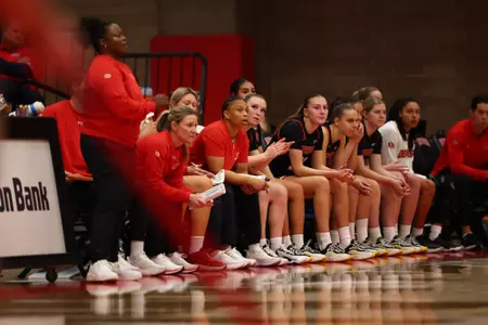 03 NOV 2025: The University of Denver women’s basketball team takes on the Air Force Academy at Hamilton Gymnasium in Denver, CO. Justin Tafoya/Clarkson Creative Photography