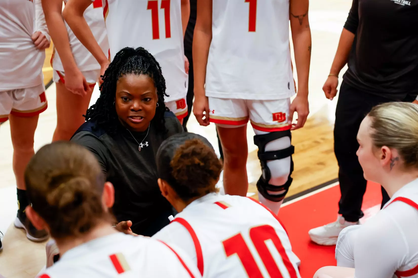 06 DEC 2025: The University of Denver women’s basketball team takes on Idaho at Hamilton Gymnasium in Denver, CO. ©Michael Ciaglo/Clarkson Creative Photography