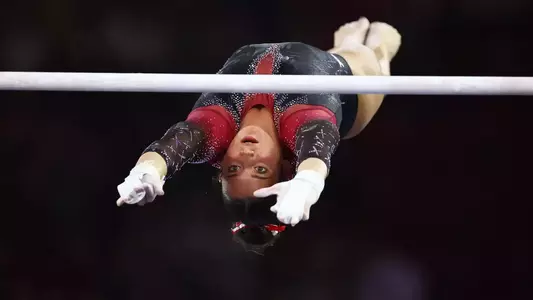 09 JAN 2025: The University of Denver women's gymnastics team takes on Arizona State at Magness Arena in Denver, CO. (Justin Tafoya/Clarkson Creative Photography)