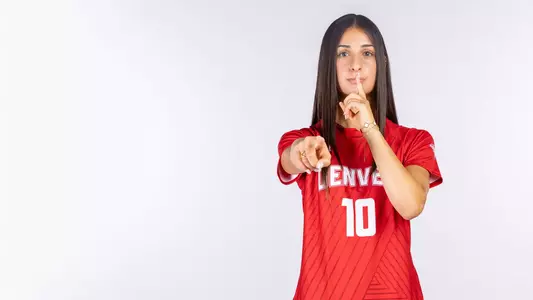 Isabella Chidiac 2025 Denver Women's Soccer Header