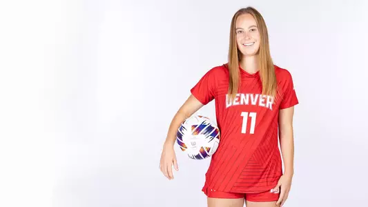 Grace Dreiling 2025 Denver Women's Soccer Header
