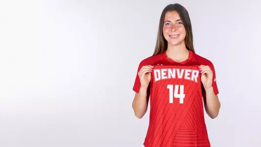 Olivia Kroska 2025 Denver Women's Soccer Header