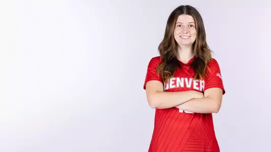 Rowan LaPiano 2025 Denver Women's Soccer Header