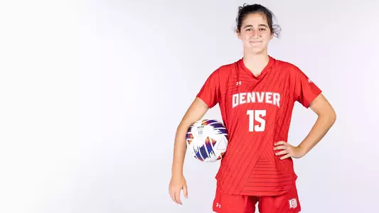 Kit Mooney 2025 Denver Women's Soccer Header