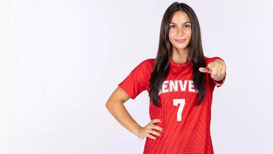 Alanna Raimondo 2025 Denver Women's Soccer Header