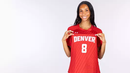 Hannah Tate 2025 Denver Women's Soccer Header