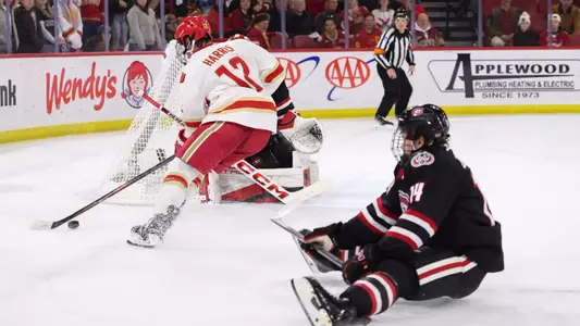 23 JAN 2026: The University of Denver men’s ice hockey team takes on St. Cloud State at Magness Arena in Denver, CO. (Tanner Pearson/Clarkson Creative Photography)
