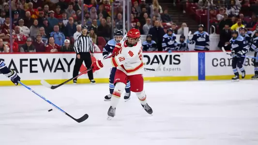 02 JAN 2026: The University of Denver men’s hockey team takes on Maine at Magness Arena in Denver, CO. ©Justin Tafoya/Clarkson Creative Photography