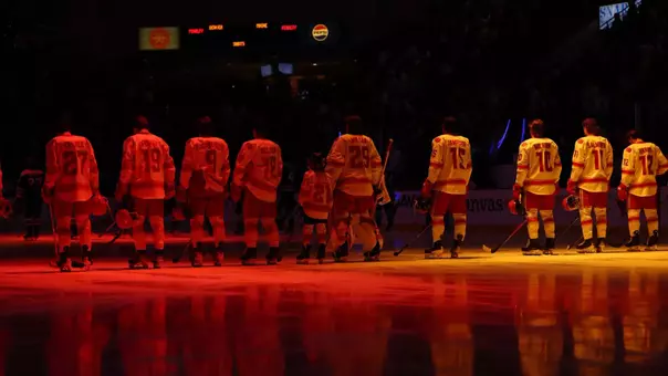 02 JAN 2026: The University of Denver men’s hockey team takes on Maine at Magness Arena in Denver, CO. ©Justin Tafoya/Clarkson Creative Photography